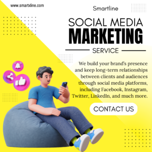 this image representing the social media marketing page.